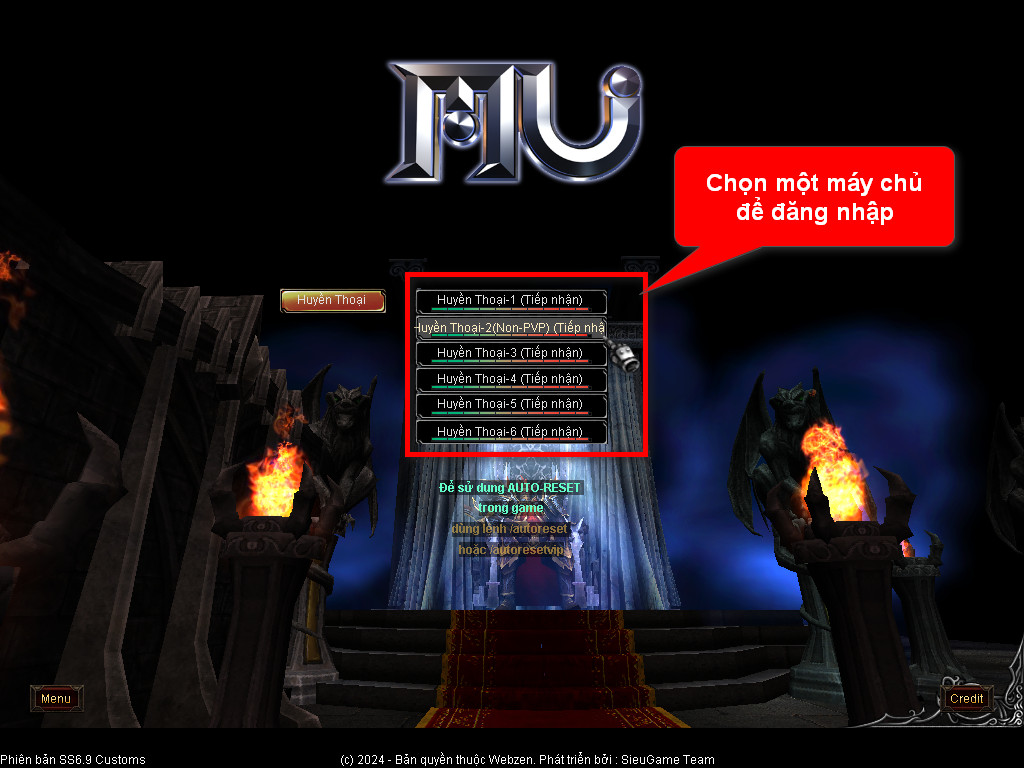 Chức năng chính của Game MU Quỷ Vương